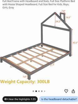 Kids size full bed