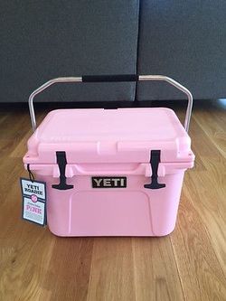 Roadie 20 Pink Yeti Cooler Roadie 20 Light Pink Yeti Cooler Pink
