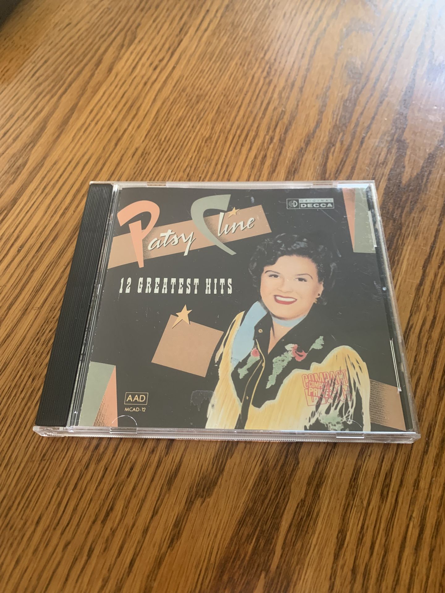 Patsy Cline 12 Greatest Hits CD