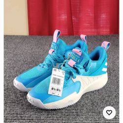 adidas Dame Certified EXTPLY 2.0 Signal Cyan Hogh Top Mid Sneakers NWT Size 8.5