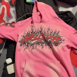 Hellstar Hoodie (pink) Brainwashed With No brain 