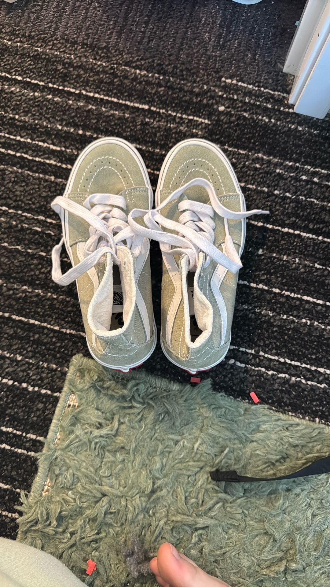 Sage Green High Top Vans(never worn outside)