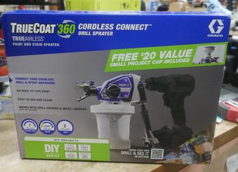 GRACO 26D362 TRUECOAT 360 CORDLESS CONNECT AIRLESS SPRAYER NEW F(contact info removed)4.
