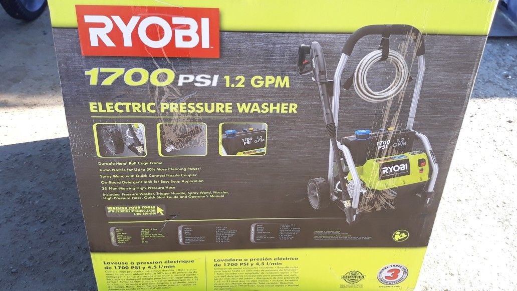 Ryobi Electric-power Pressure washer RY14122