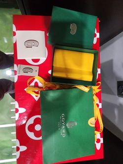 Goyard Box  Cloth care tag 