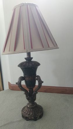 Gorgeous Designer Lamp Silk shade