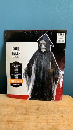 HALLOWEEN GRIM REAPER KIDS SIZE SMALL COSTUME