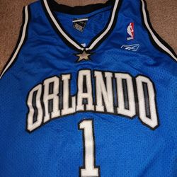 Vintage Reebok NBA ORLANDO MAGIC TRACY MCGRADY BASKETBALL JERSEY SIZE 2XL