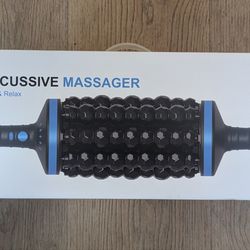 New in Box Rolling Percussive Massager with Stand  - Deep Tissue Muscle Massager