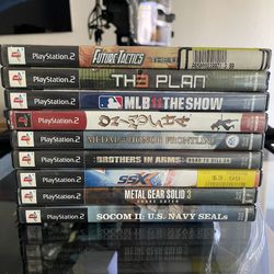 9 PlayStation 2 Games PS2 Game Lot 