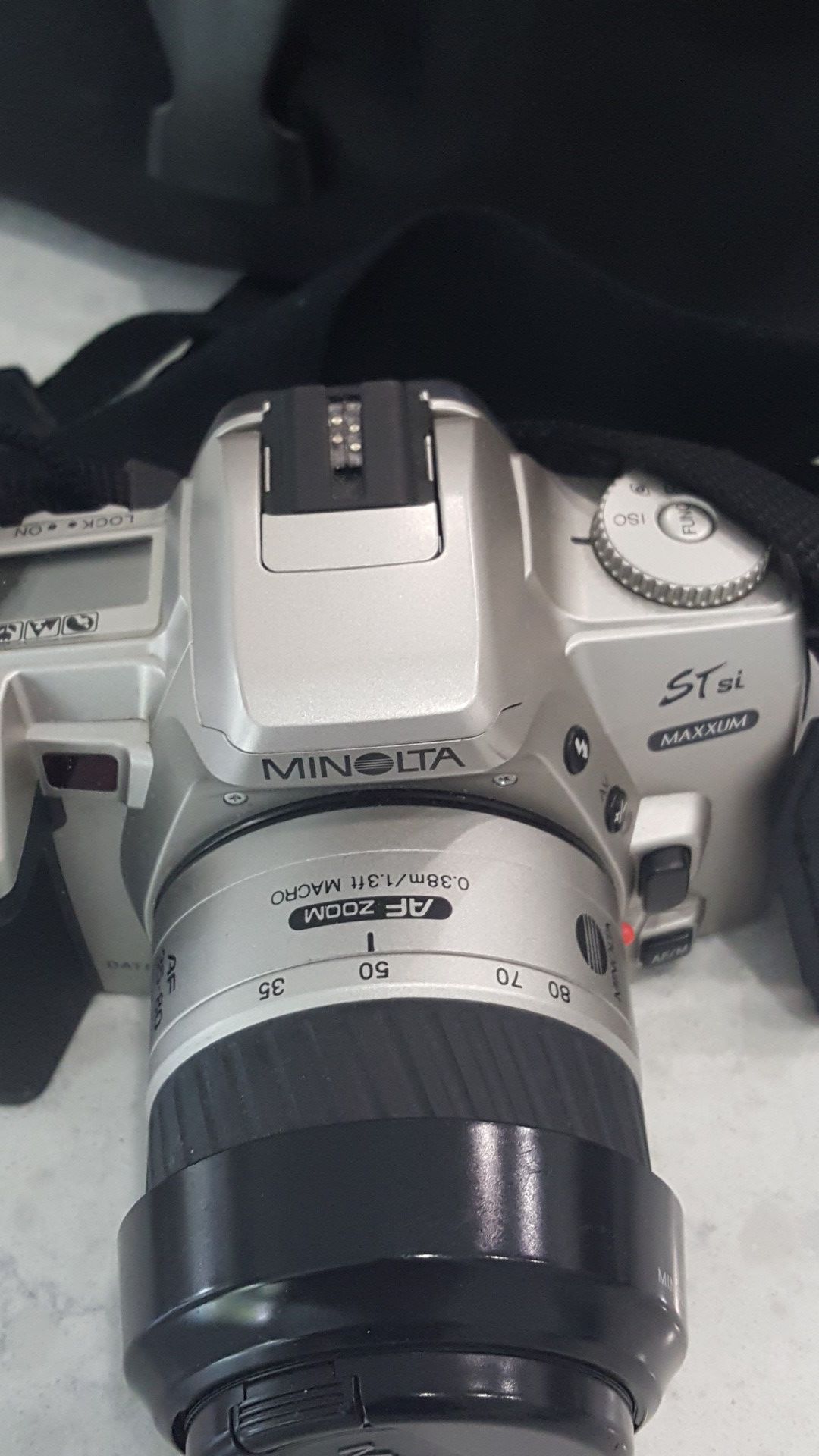 Minolta 35 mm with camera bag