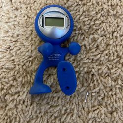 Vintage SBC Telephone Company Blue Bendy Figure Digital Clock NEW 4"
