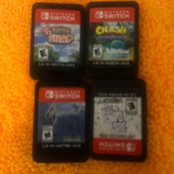 Pokemon Snap, Crash,just Dance,resident Evil