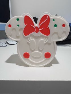 Minnie Mouse Christmas Gingerbread 3D Printed bath and bodyworks soap holder