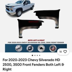 Chevy Silverado Fenders  