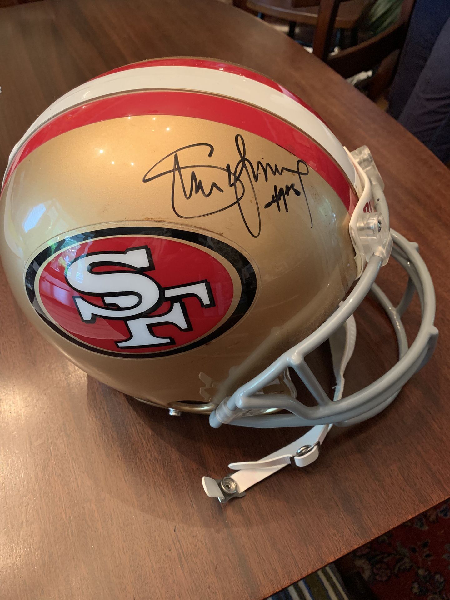 49ers Signed Helmet