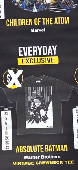 SDCC 2026 Exclusive RSVLTS Absolute Batman vintage crew neck t-shirt  (L)