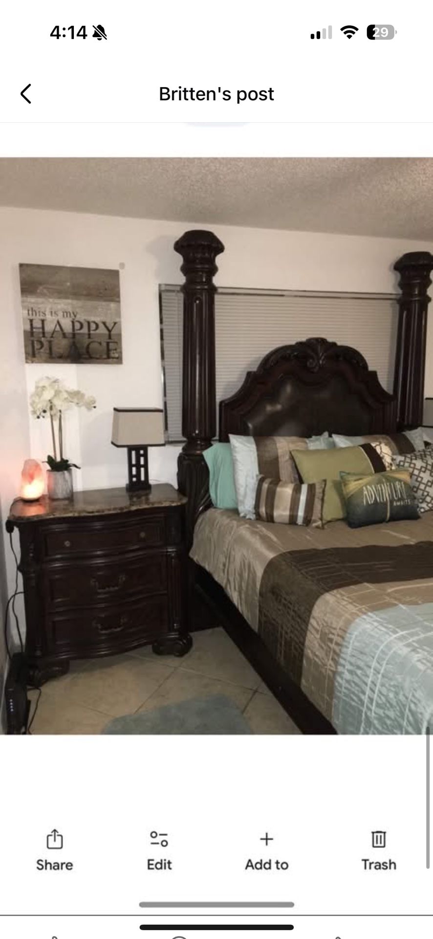 Pretty New Bedroom Set…I Paid $3,000 Just For The Mattress