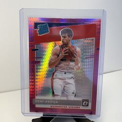 2020-21 Panini Donruss Optic - Rated Rookie Deni Avdija #159 Pink Hyper Prizm...