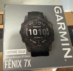 Garmin Fēnix 7X Sapphire Solar GPS Smartwatch - Brand New - $475 OBO