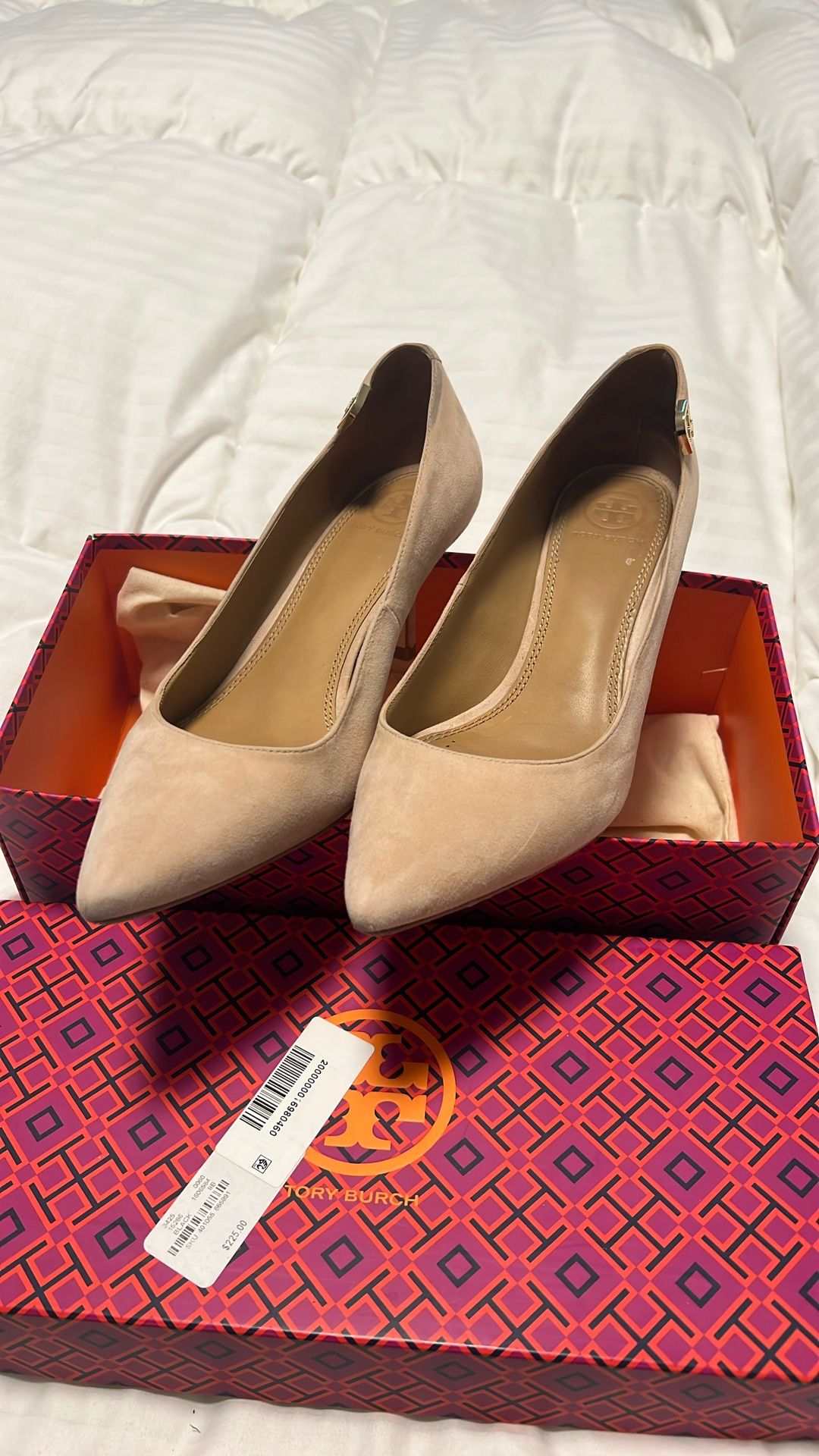 Tory Burch Blush Suede