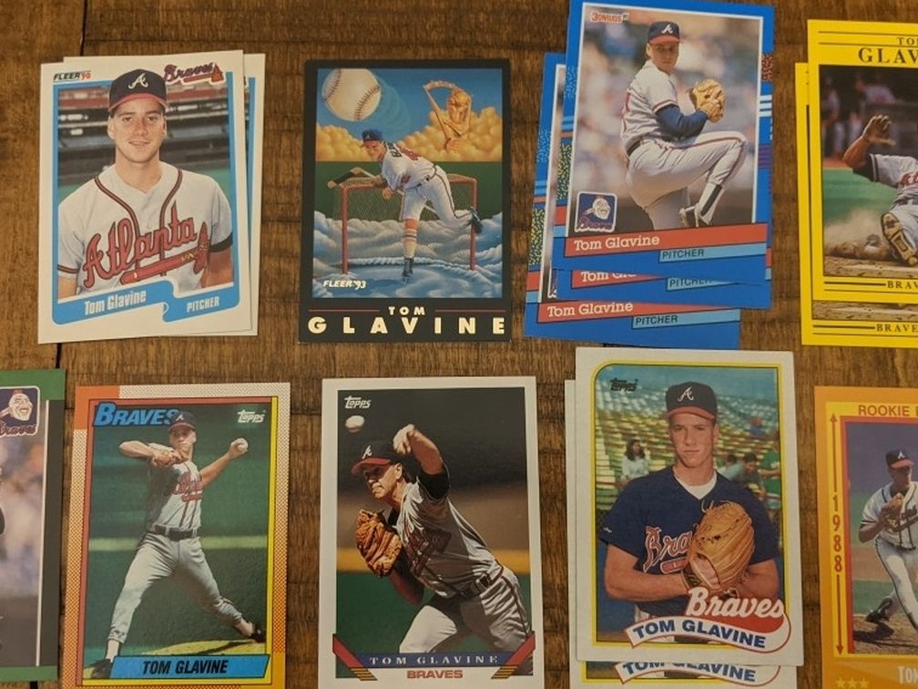 Tom Glavine Card Lot