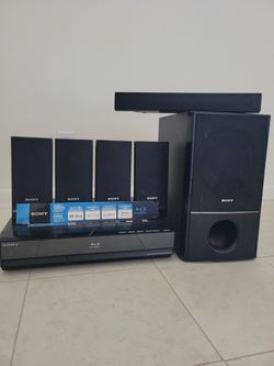 Sony 1000W 5.1 Home Theater System w/ Blu‑ray & Subwoofer (pickup at North Hollywood)
