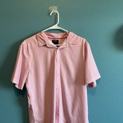 Medium Pink Button Up Shirt 