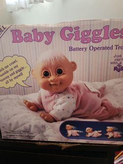 Baby giggles