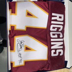 John Riggins NFL Hof Auto Jersey