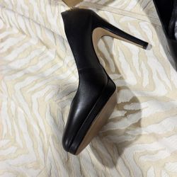 Black Leather, Michael Kors, Women’s Shoes, Size 9