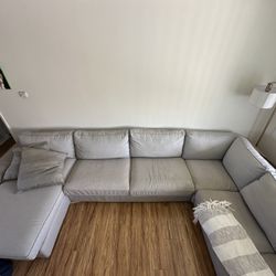 FULL U Shape IKEA Kivik Sectional Couch With Extras!