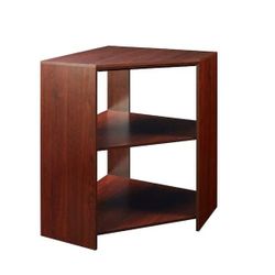 Closetmaid Impressions 28.7 in. x 28.7 in. x 41.1 in. Dark Cherry Laminate Corner Shelving Unit