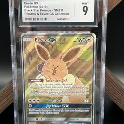 Pokemon Eevee GX SM233 - CGC 9