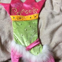 Princess Christmas stocking $10 