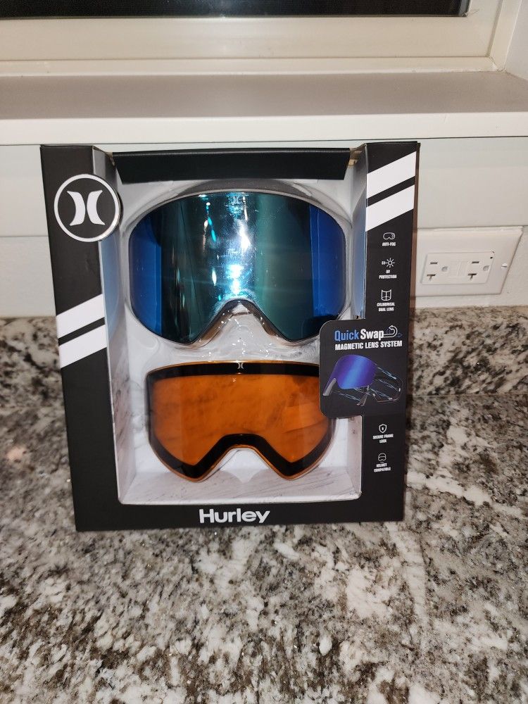 Hurley Visage Dual Lens Magnetic Snow Goggles