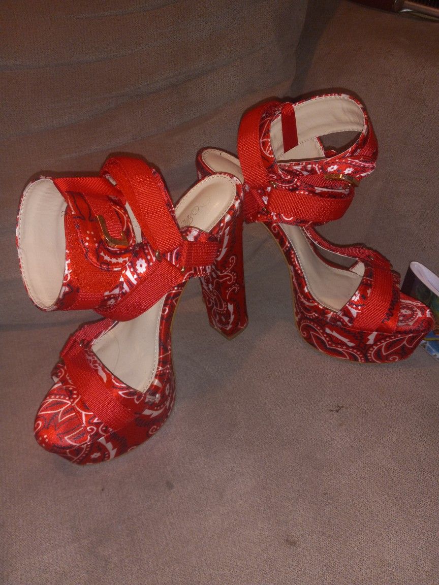 Red Rag Heels
