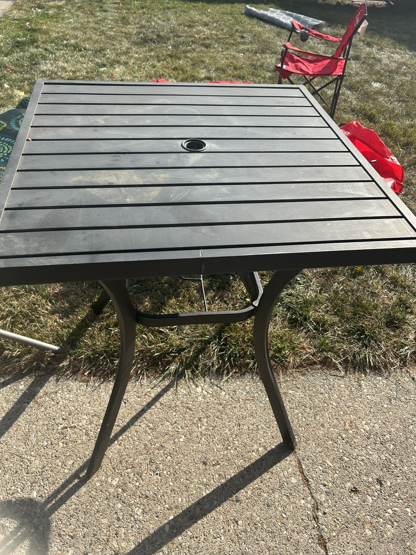 Bar Height Outdoor Table