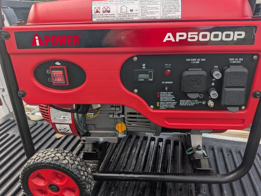 A-ipower Ap5000p Generator Brand New