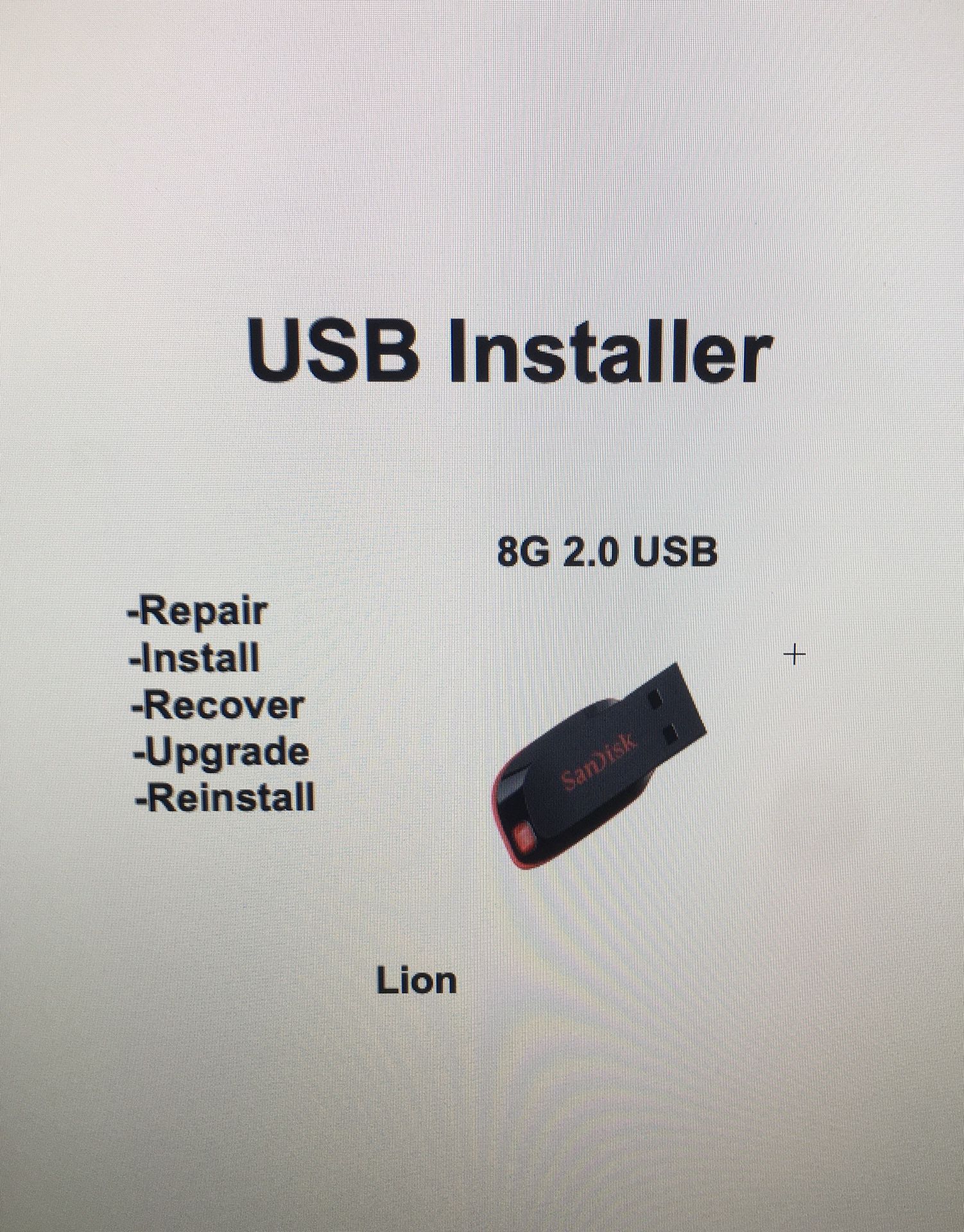 MacOS X Bootable USB Lion 10.7