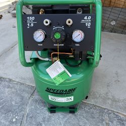 New Speedaire Commercial Compressor 10 Gallons Super Quiet 