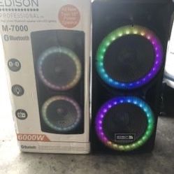 EDISON M-7000 BLUETOOTH SPEAKER LED