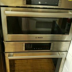 Bosh Doble Oven Combination Microwave Oven 220vt Electric Open Box