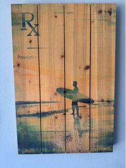 Two wood surf portraits