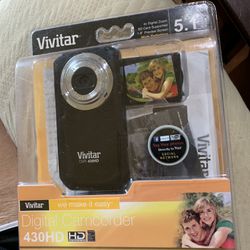 Vivitar 5.1 Digital Camcorder. 430 HD. Brand New In Box