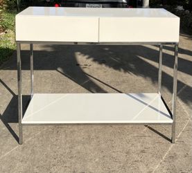Sofa Table, Entryway Table: 43.25”W x 15”D x 36”H