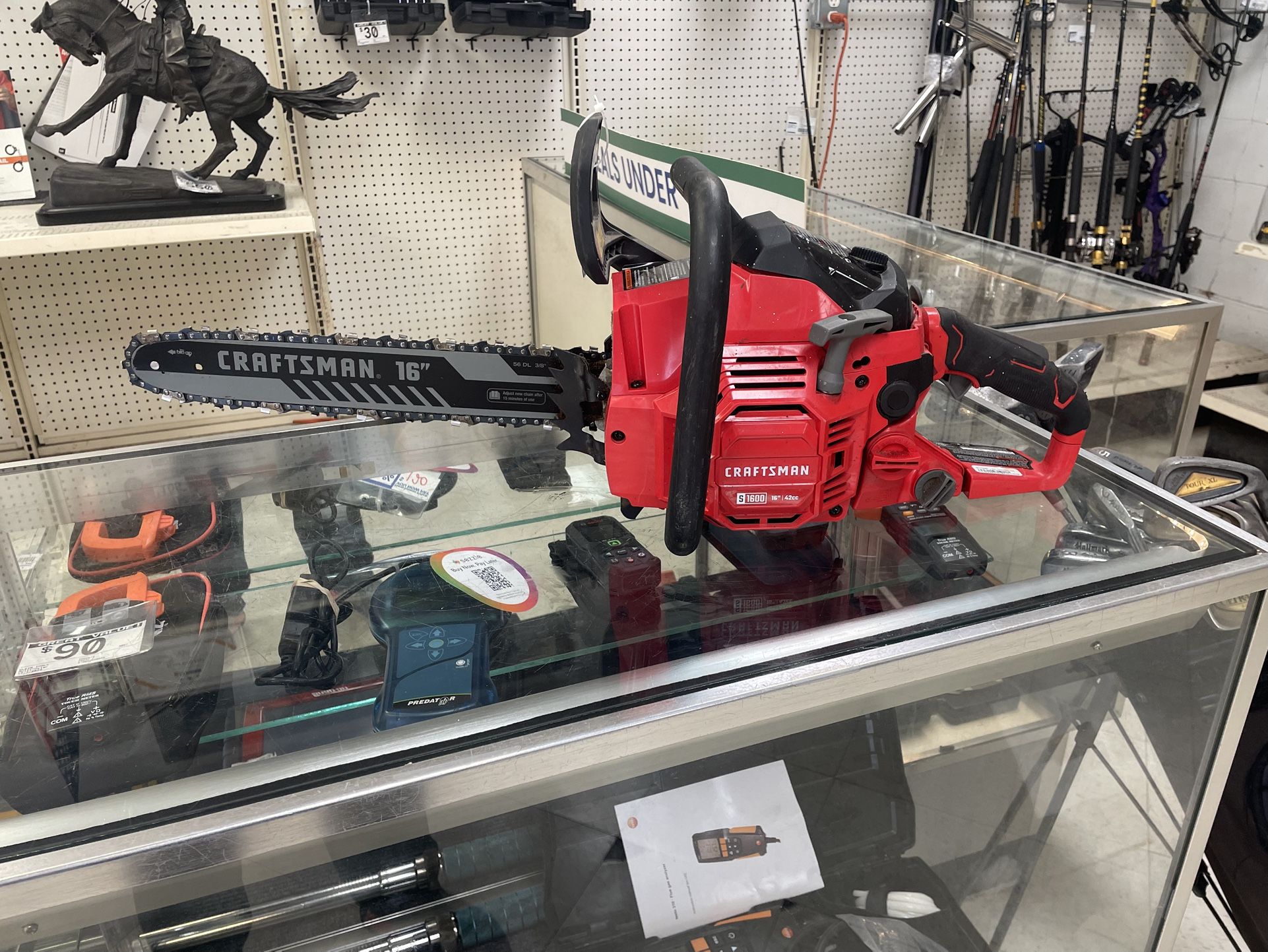 Craftsman Gas Chain Saw S 1600 16in Bar