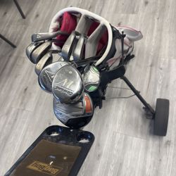 Women’s Golf Set With Nike Bag And Cart