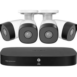 4 Camera Surveillance System w/ Installation