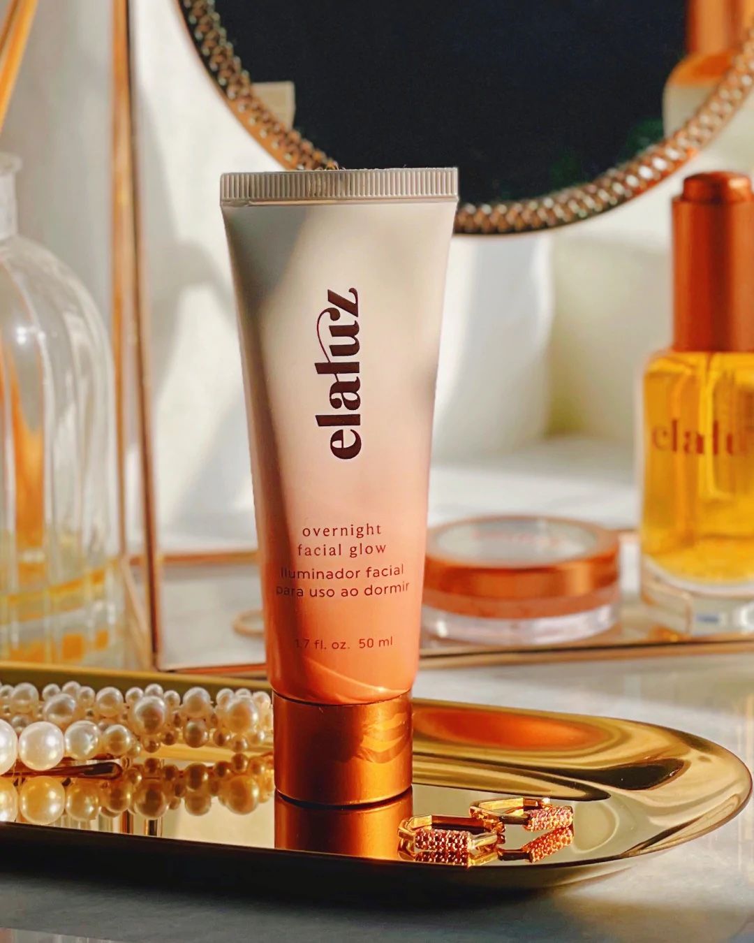 elaluz Overnight Facial Glow Tanning Moisturizer
